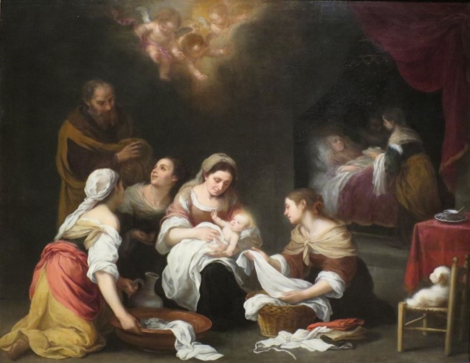 Schilderij geboorte Johannes de Doper